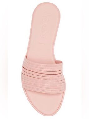 NWT Aeyde Pink Minimalist Slide Sandals
